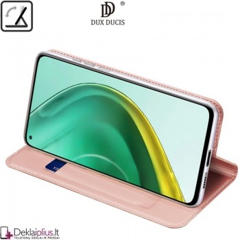 Dux Ducis dirbtinės odos atverčiamas dėklas - rausvas (telefonui Xiaomi Mi 10T/10T Pro) Dux Ducis dirbtinės odos atverčiamas dėklas - rausvas (telefonui Xiaomi Mi 10T/10T Pro)